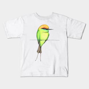 Green bee eater Kids T-Shirt